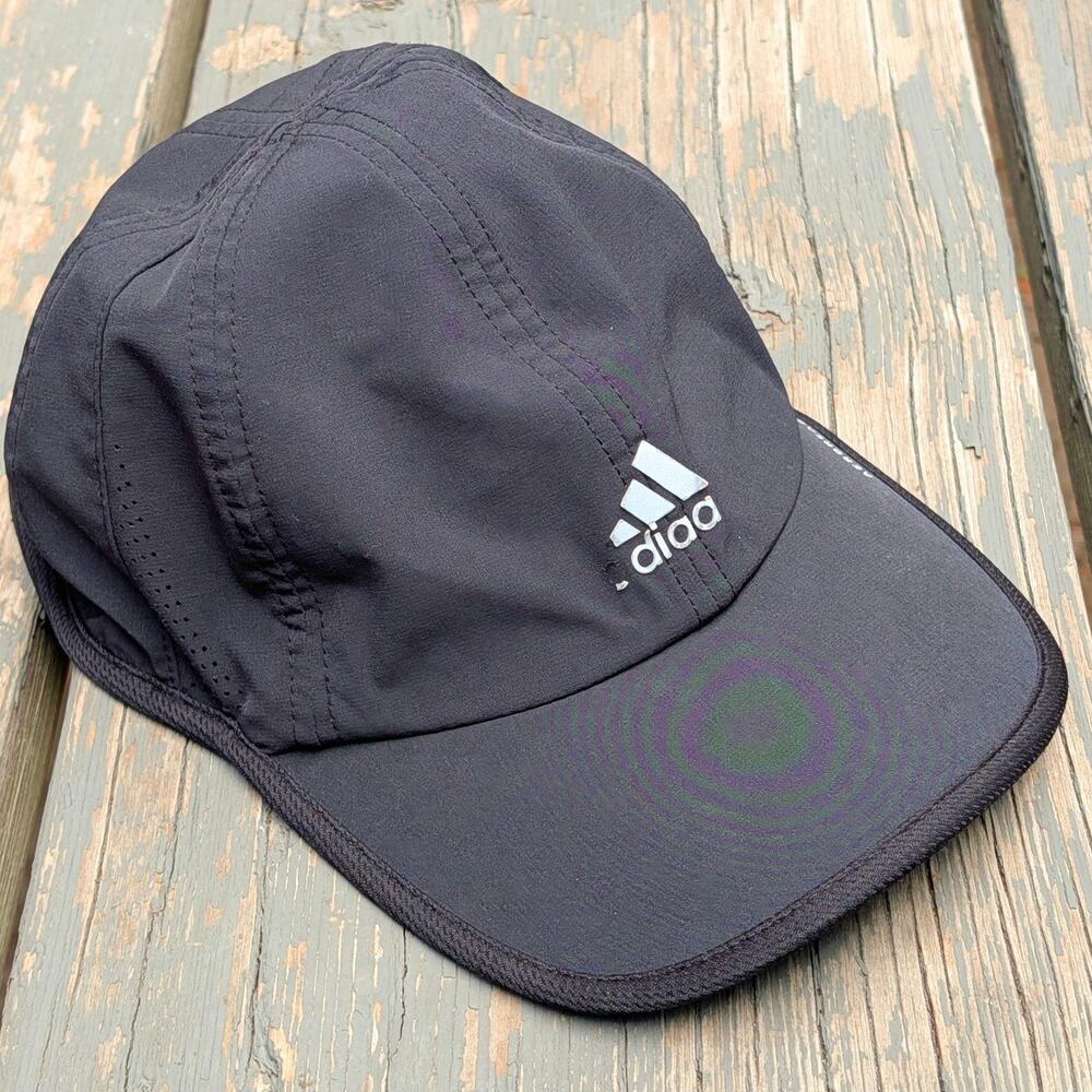 Adidas AEROREADY Black Running Cap Lightweight Athletic Workout Golf Tennis Hat